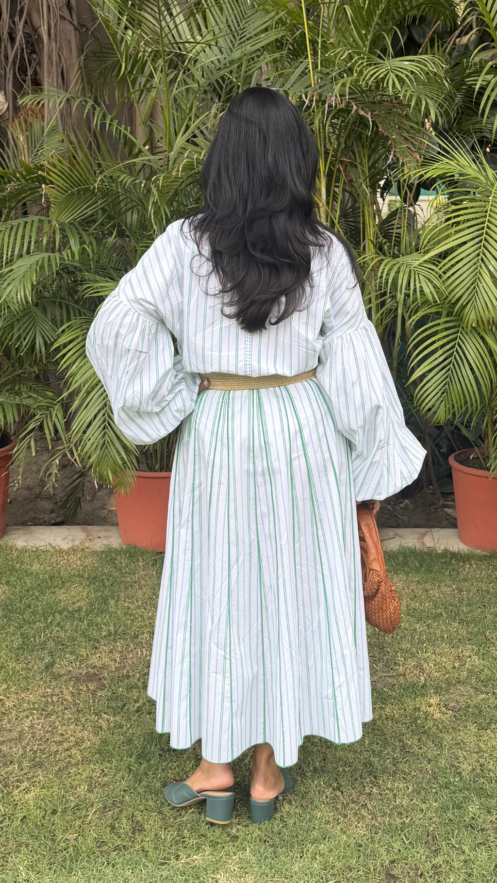Striped Co-ord Set – Bishop Shirt & Linea Skirt