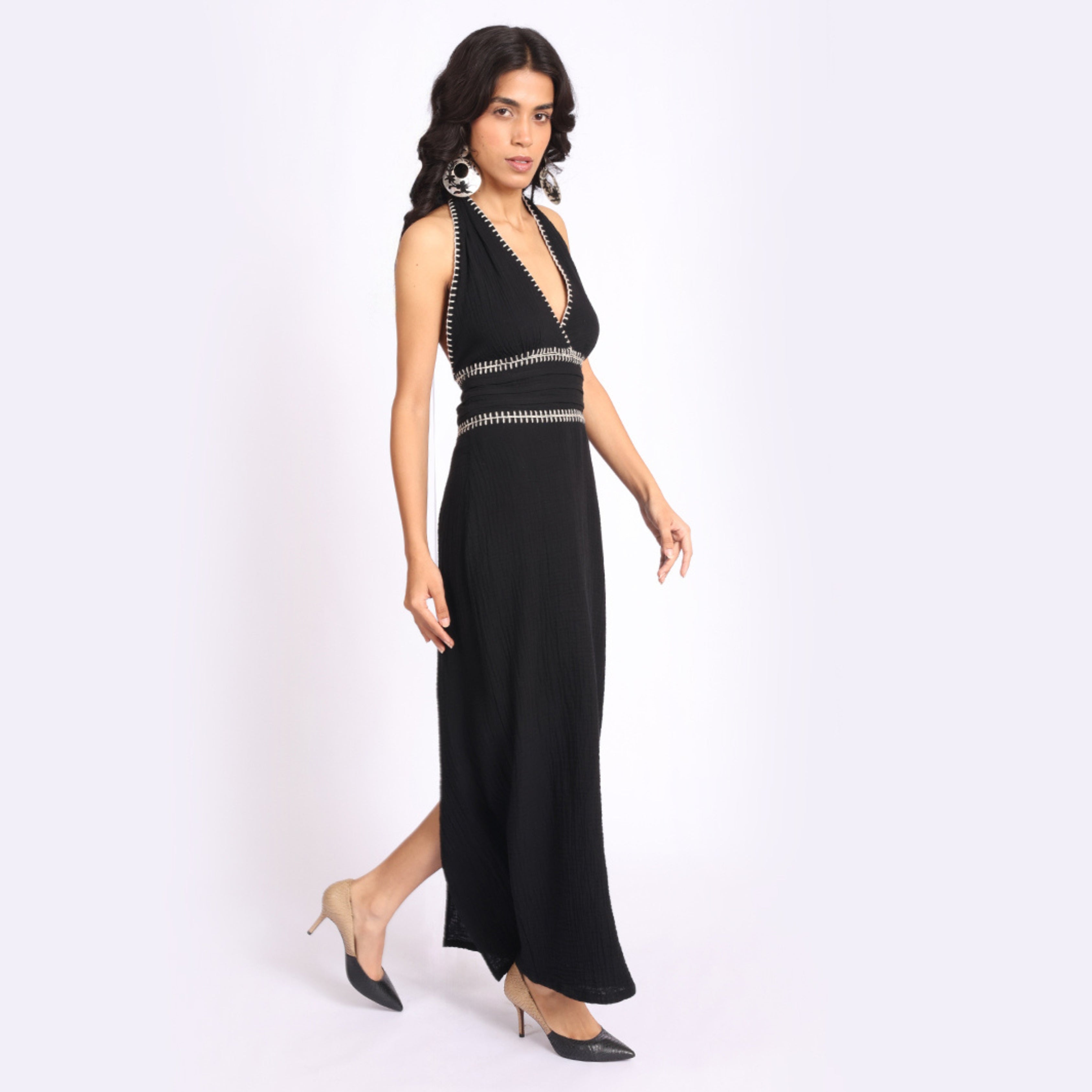 Eclipse Halter Maxi Dress