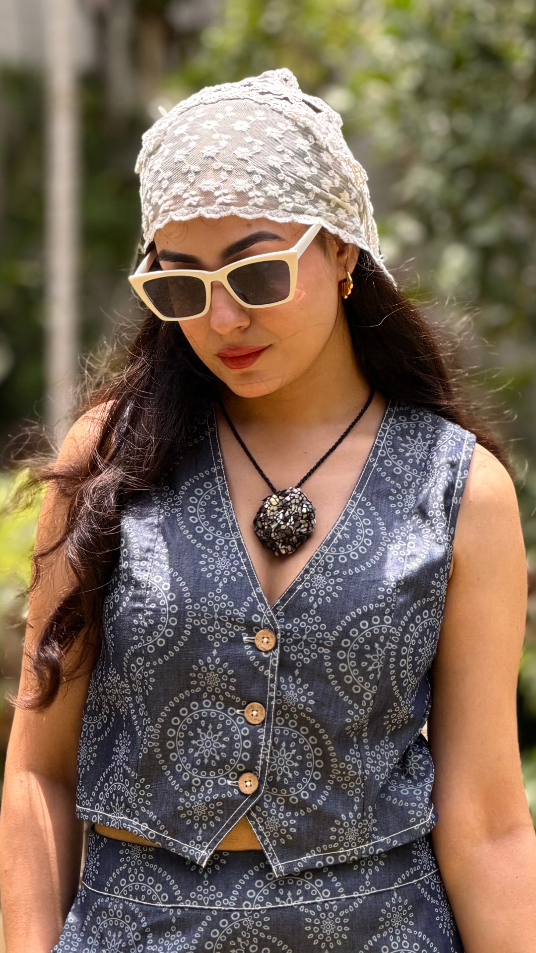 Mandala Print Vest