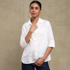 White Schiffli Shirt