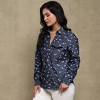 Tarang Top in Denim - Ash And Amber