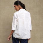 White Schiffli Shirt