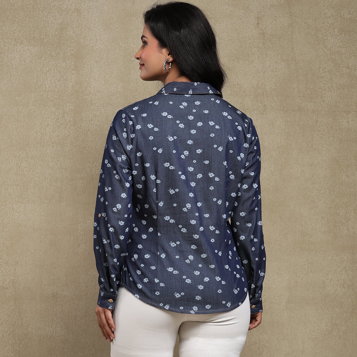 Tarang Top in Denim - Ash And Amber