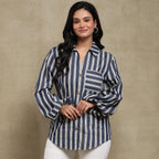 Denim Stripe Shirt (Tana Shirt)