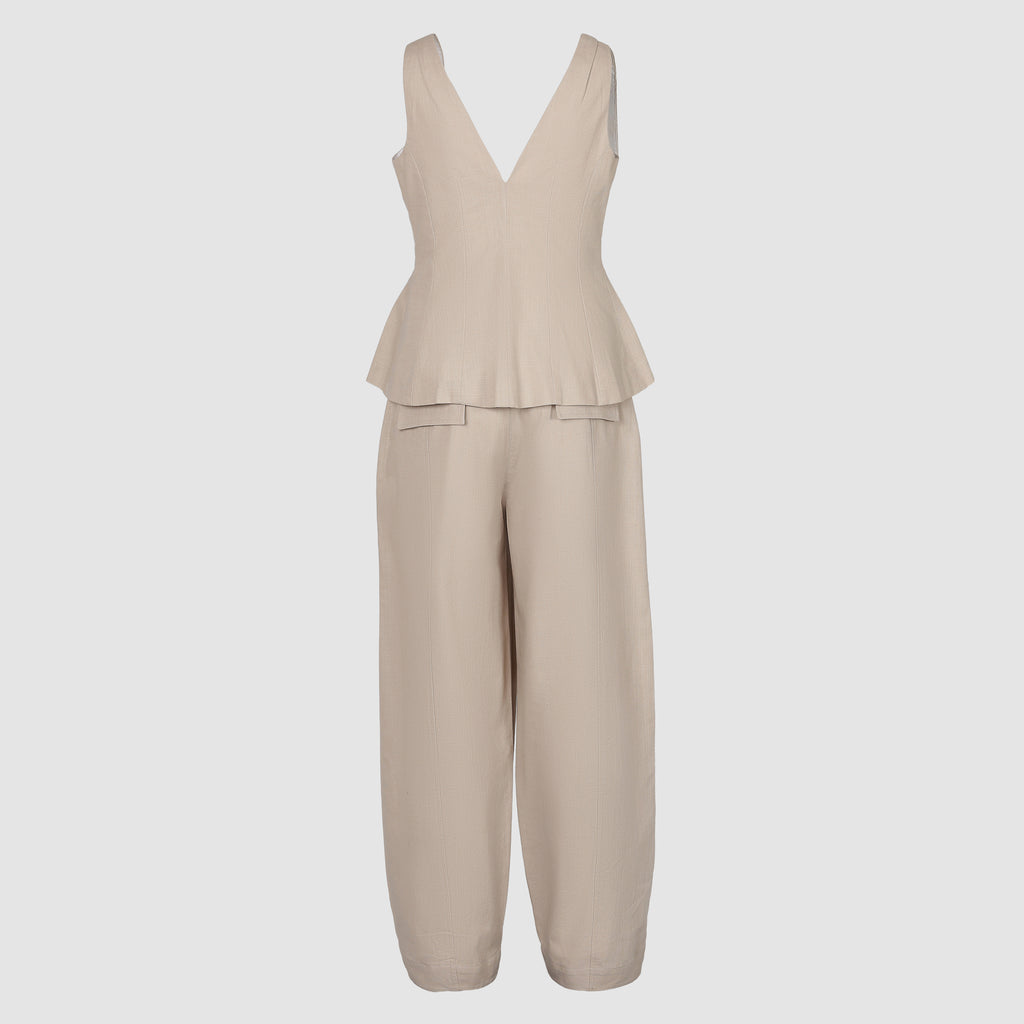 Drift Beige Vest - Ash And Amber