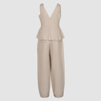 Drift Beige Vest - Ash And Amber