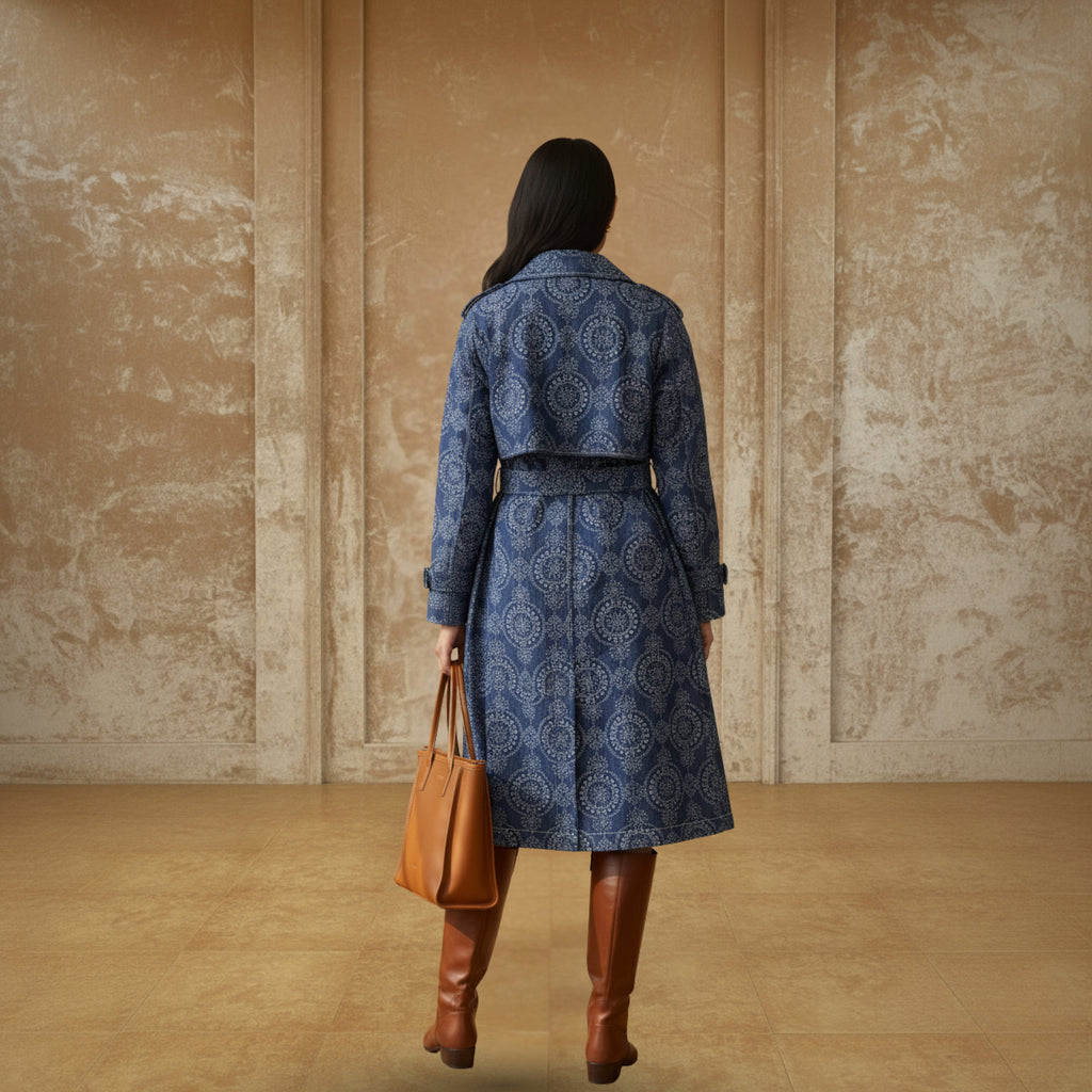 Denim Trench Coat