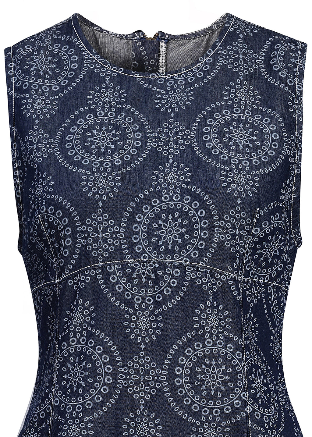Mandala Denim Dress
