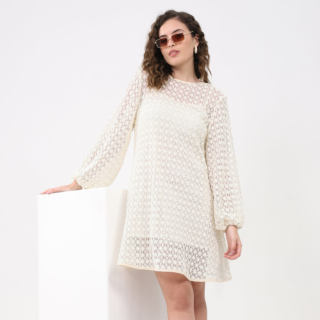 Aurora Lace Short Dress