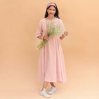 Mira A-Line Flared Frill Dress