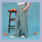 Chhaya Sleeveless Top & Reva Wide Leg Pants Set