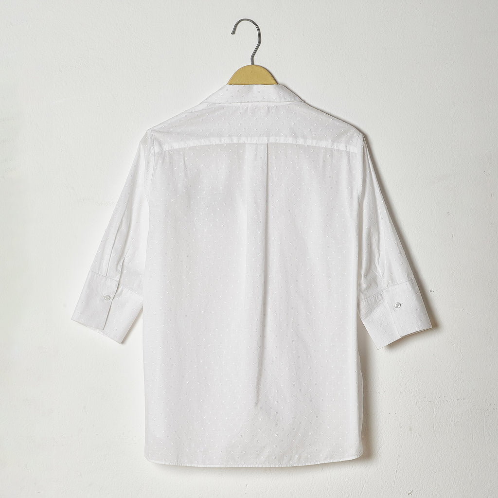 Dobby Shirt - Ash And Amber