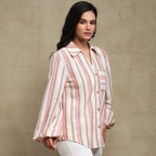 Cotton Flex Stripe Vana Shirt