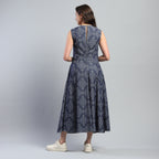 Mandala Long Dress - Ash And Amber