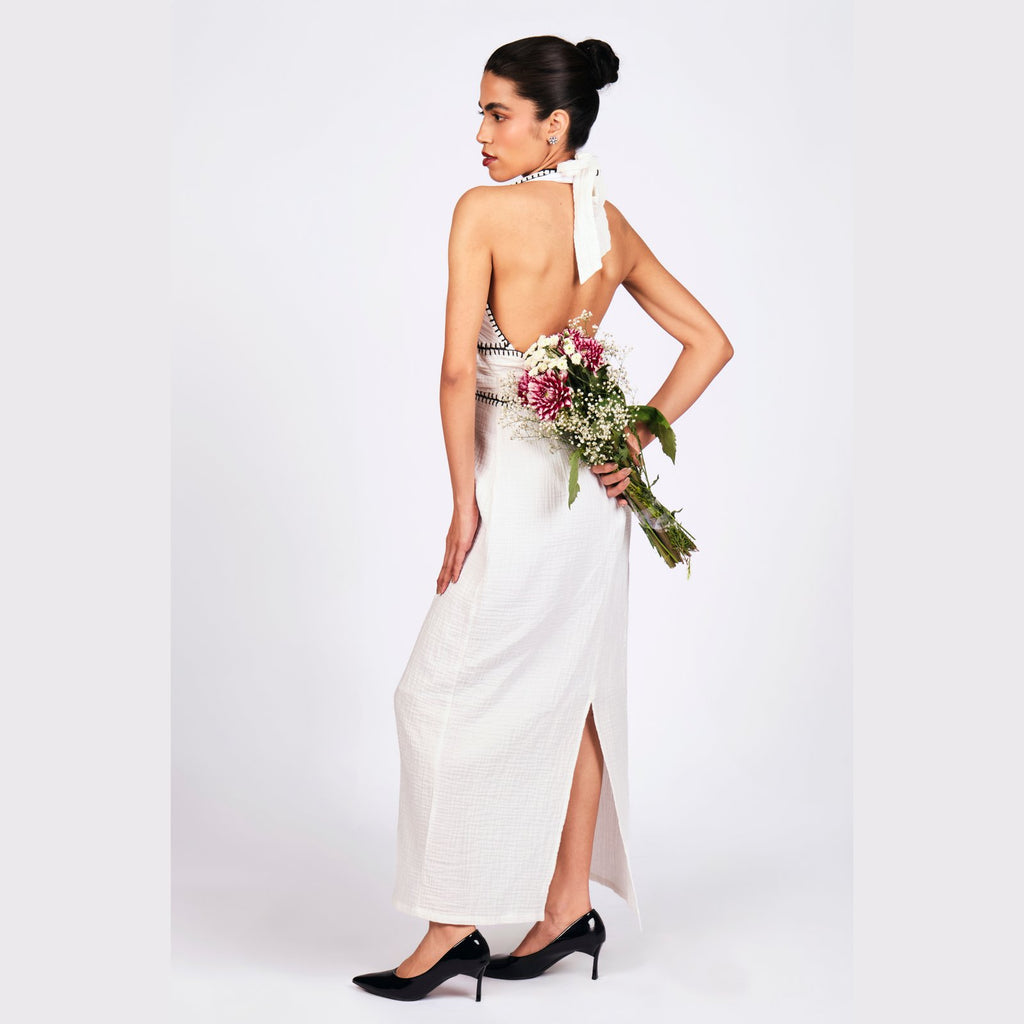 Eclipse Halter Maxi Dress
