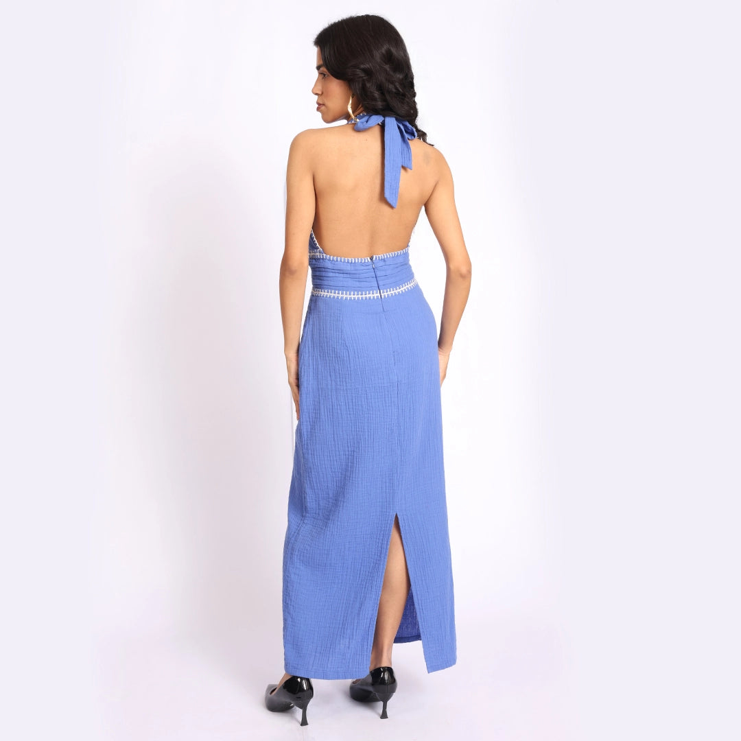 Eclipse Halter Maxi Dress