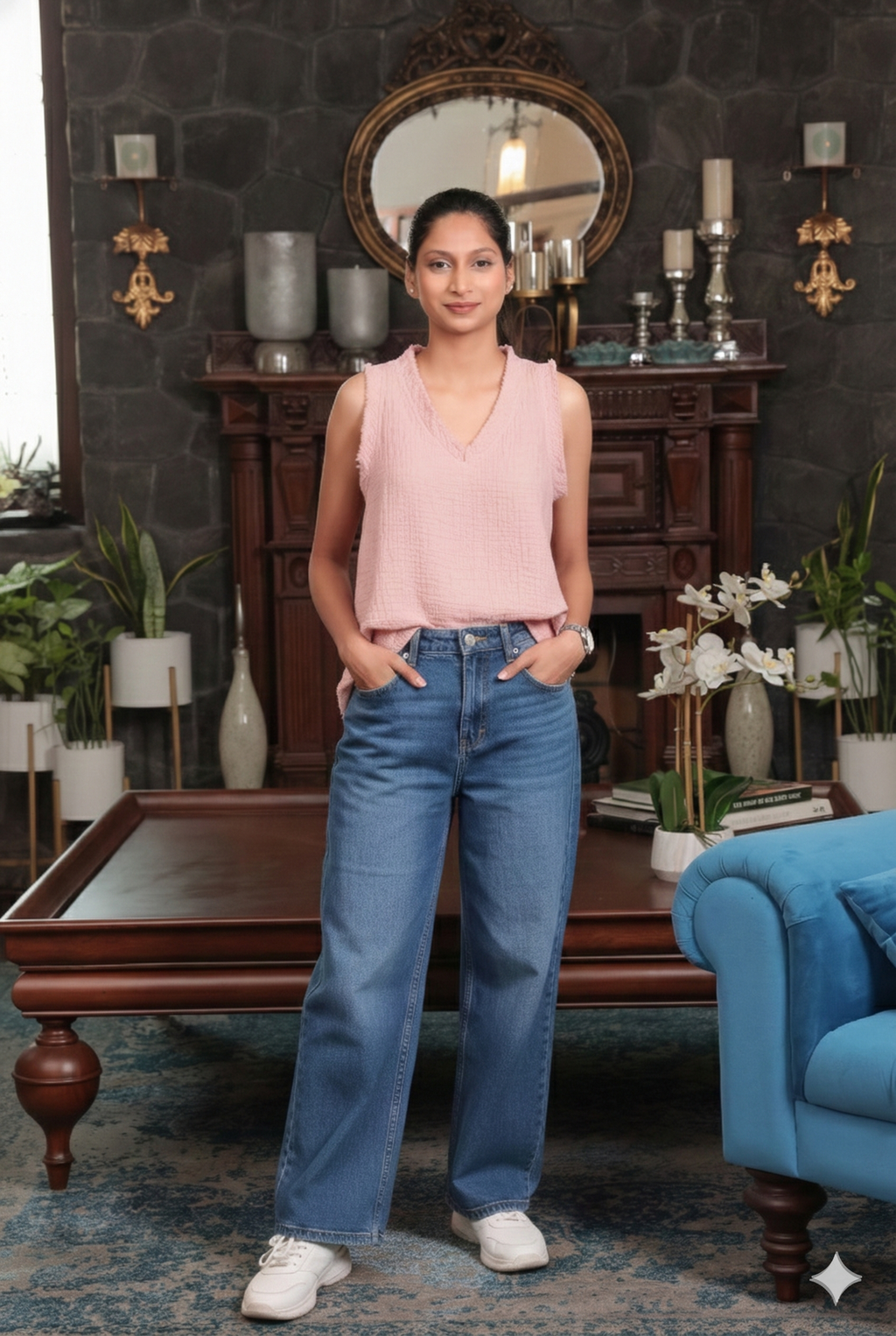 Chhaya Sleeveless Top