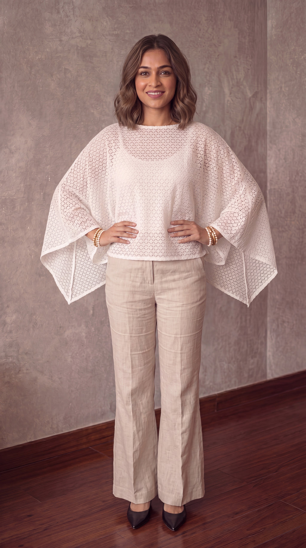 Elara Lace Cape