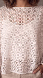 Elara Lace Cape