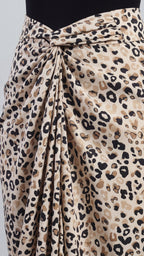 Leo Wrap Skirt - Ash And Amber