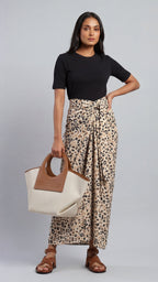 Leo Wrap Skirt - Ash And Amber