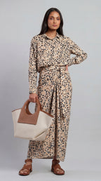 Leo Wrap Skirt - Ash And Amber