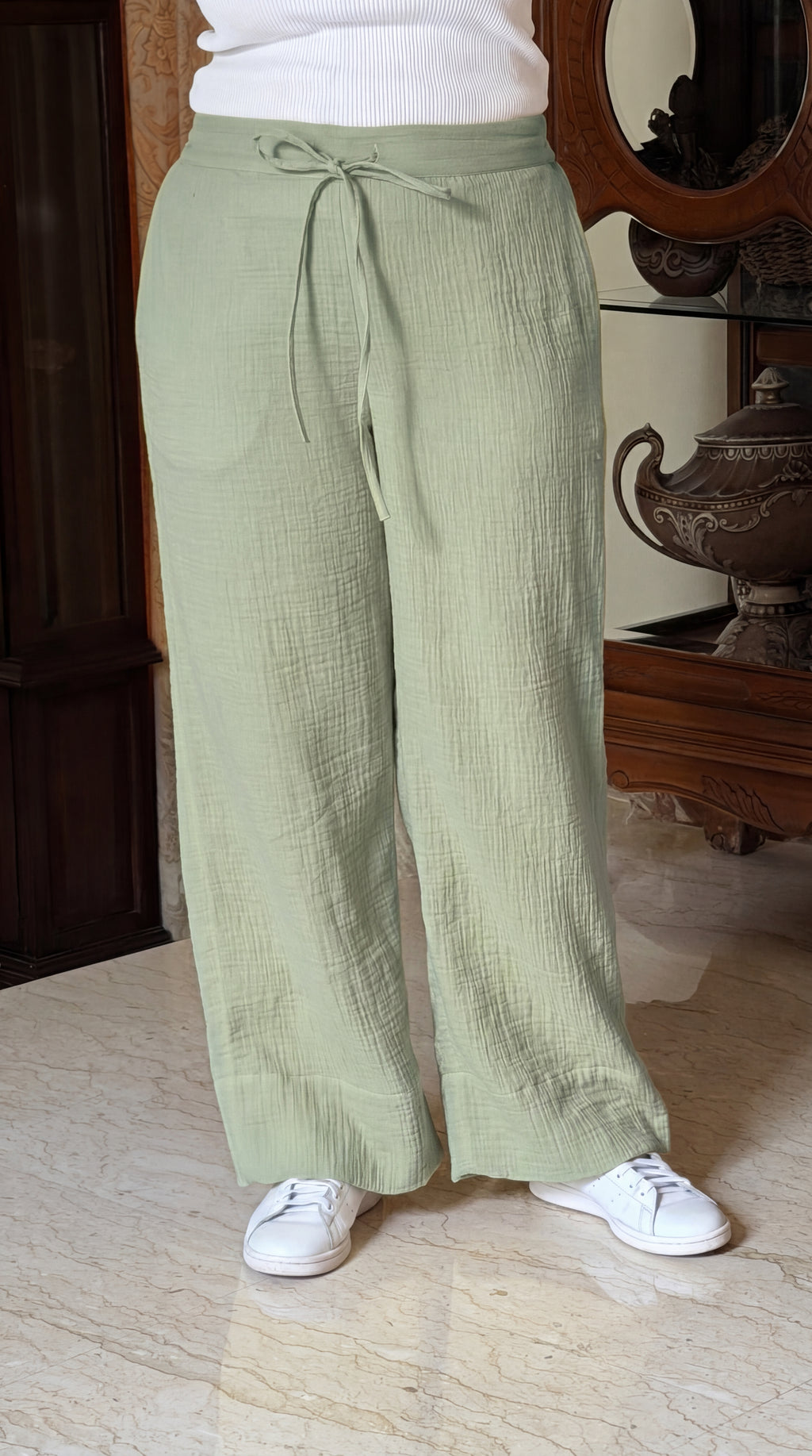 Reva Wide Leg Pants - Ash And Amber