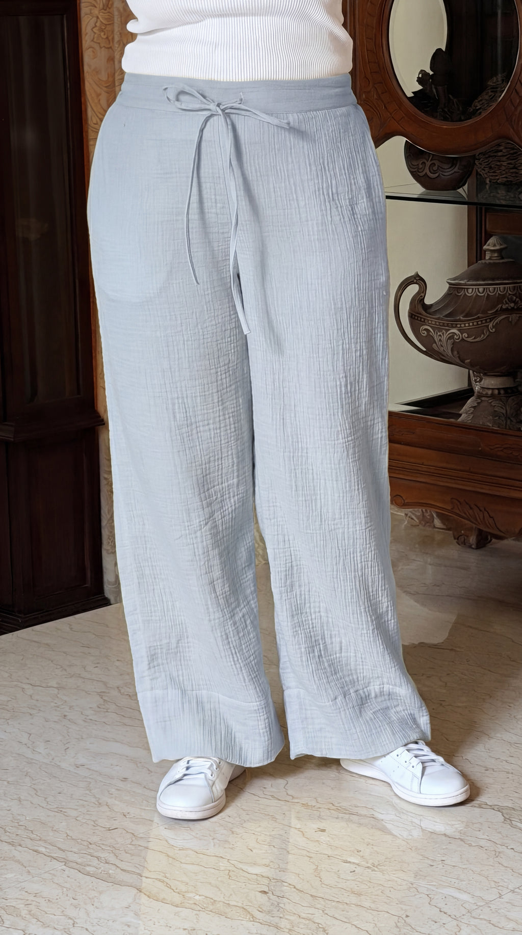 Reva Wide Leg Pants - Ash And Amber