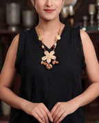 Chhaya Sleeveless Top - Ash And Amber