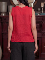 Chhaya Sleeveless Top - Ash And Amber