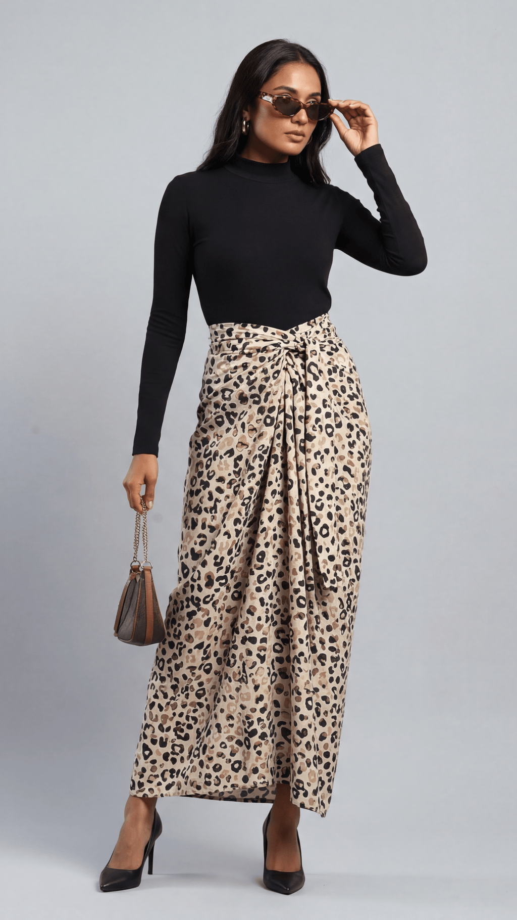 Leo Wrap Skirt - Ash And Amber
