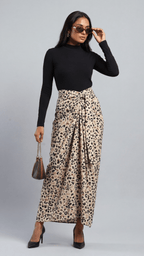 Leo Wrap Skirt - Ash And Amber