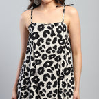 Luna Leopard Bubble Dress - Ash And Amber