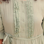 Mira A-Line Flared Frill Dress