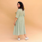 Mira A-Line Flared Frill Dress