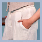 Chhaya Sleeveless Top & Reva Wide Leg Pants Set