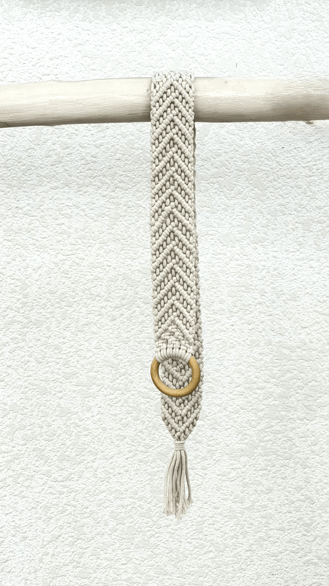 Macrame Belt in Woven - Ash And Amber
