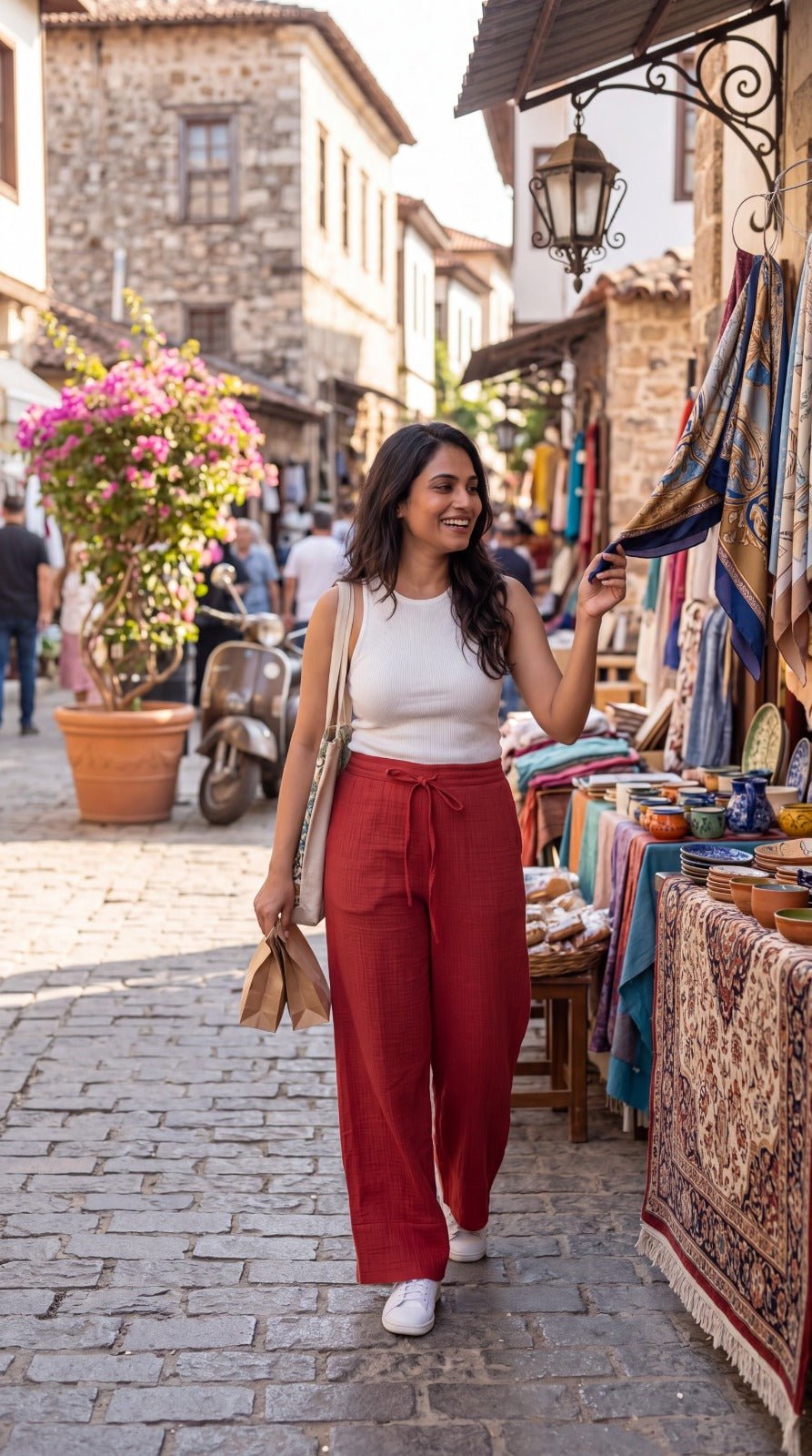 Reva Wide Leg Pants - Ash And Amber