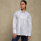 Stripe Sequence Shirt - Ash And Amber