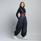 Indigo Bloom Jumpsuit - Ash And Amber