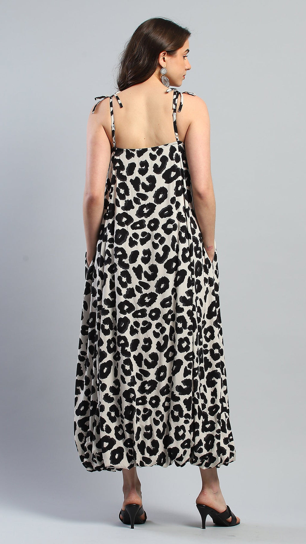 Luna Leopard Bubble Dress - Ash And Amber