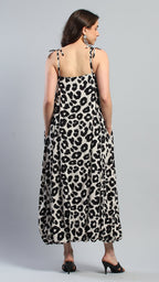 Luna Leopard Bubble Dress - Ash And Amber