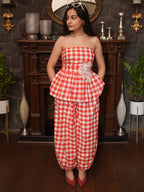 Scarlet Gingham Co-ord Set