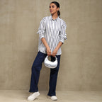 Stripe Sequence Shirt - Ash And Amber