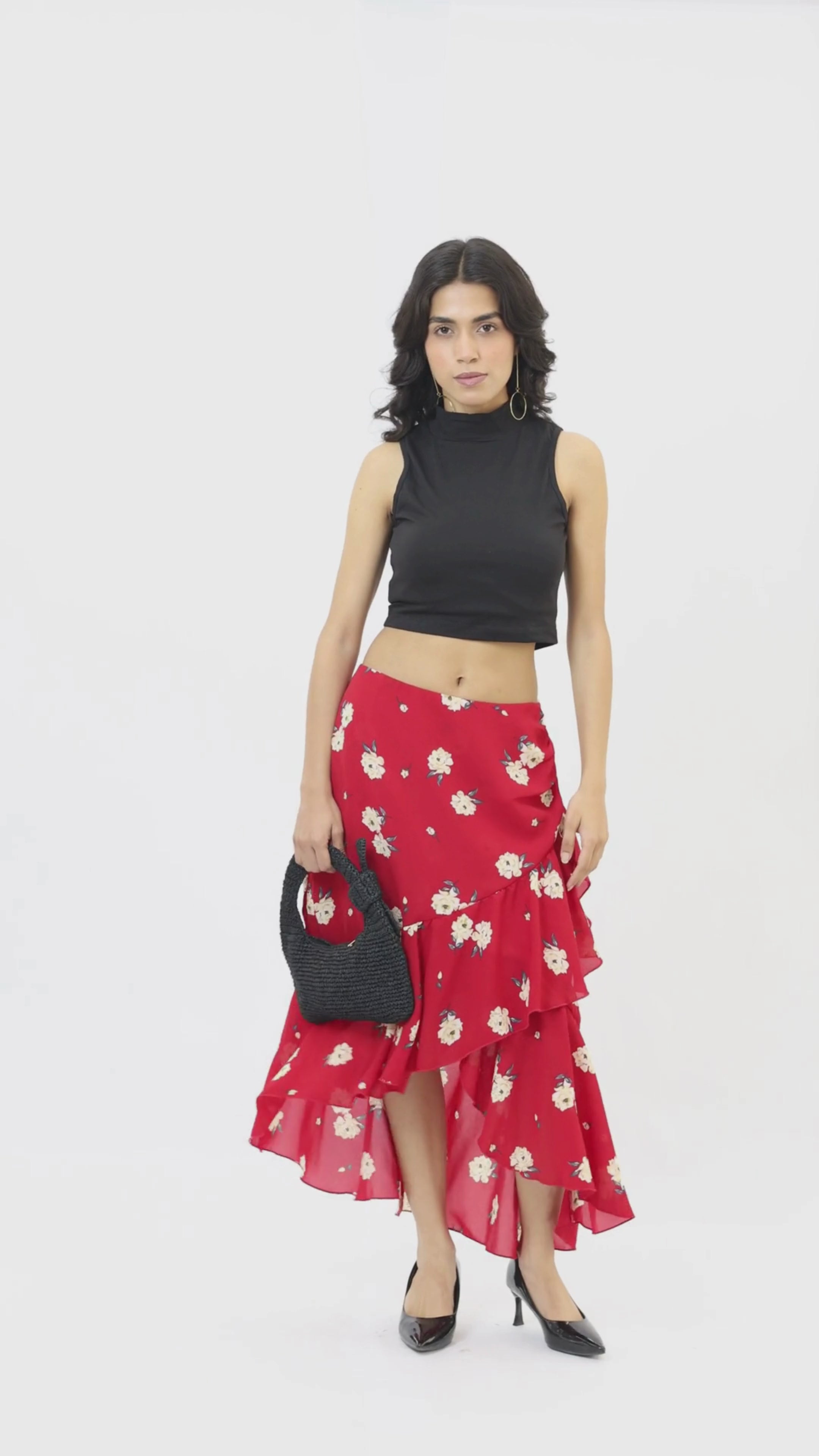 Naaz Ruffle Skirt