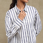 Stripe Sequence Shirt - Ash And Amber