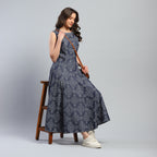 Mandala Long Dress - Ash And Amber