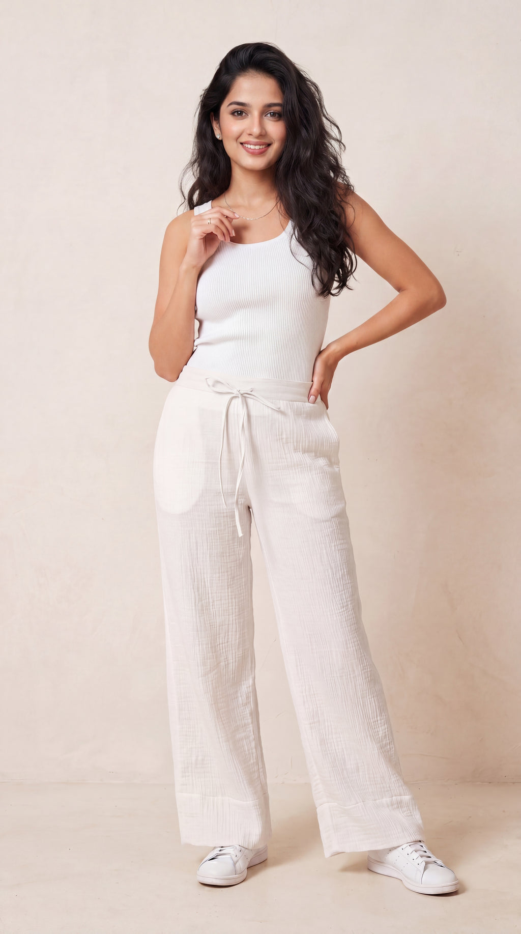 Reva Wide Leg Pants - Ash And Amber
